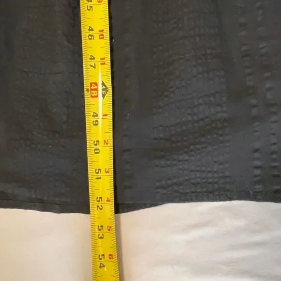 Elan The Aurora Dress Black Midi Dress w/Black over sweater vest Size S - Picture 6 of 16